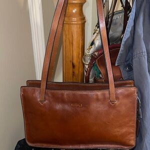 Louvier Paris  Tan Leather Shoulder Bag Quiet Luxury by Louvier Paris